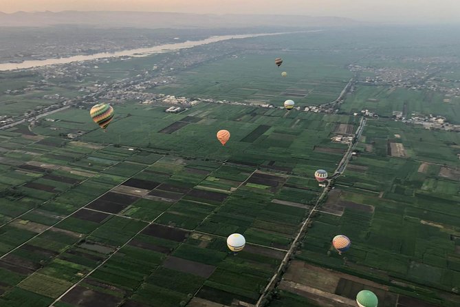 Sunrise Hot Air Balloon with Full Day Tour to the East and West Bank of Luxor - 4:30 am pickup, the Nile boat crossing, and launch-site reality