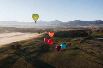 Sunrise Mansfield Hot Air Balloon Flight with GoPro Photo - The basket time: what 1 hour in the sky is like