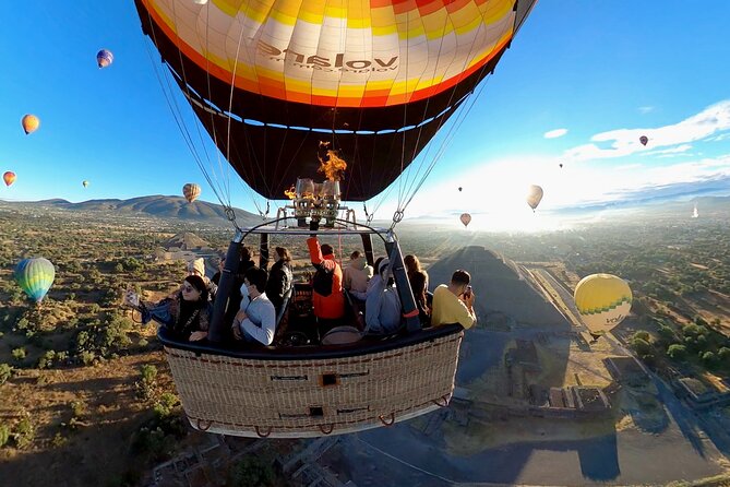 Teotihuacan Hot Air Balloon Flight from Mexico City / Volare - What you’re really paying for with Volare (about $155.60)