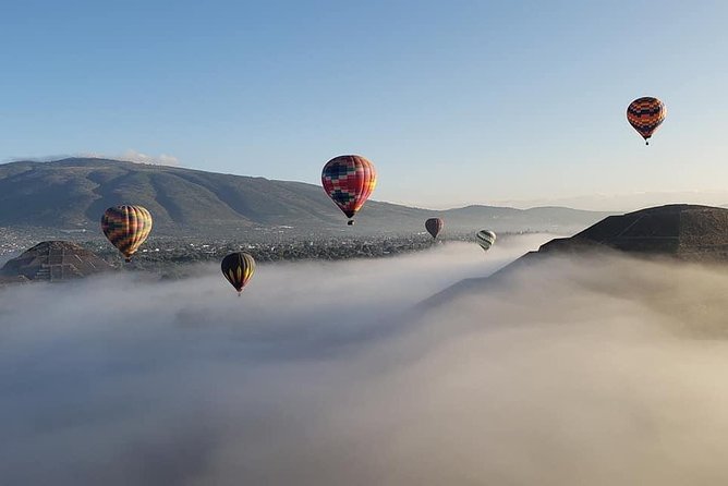 Teotihuacan Hot Air Balloon Ride with Optional Bike or Walking Tour - What you’ll see in the sky over Teotihuacan
