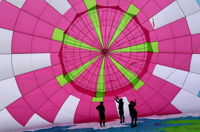 Teotihuacan Hot Air Balloon Tour - Landing, crew work, and that certificate handoff