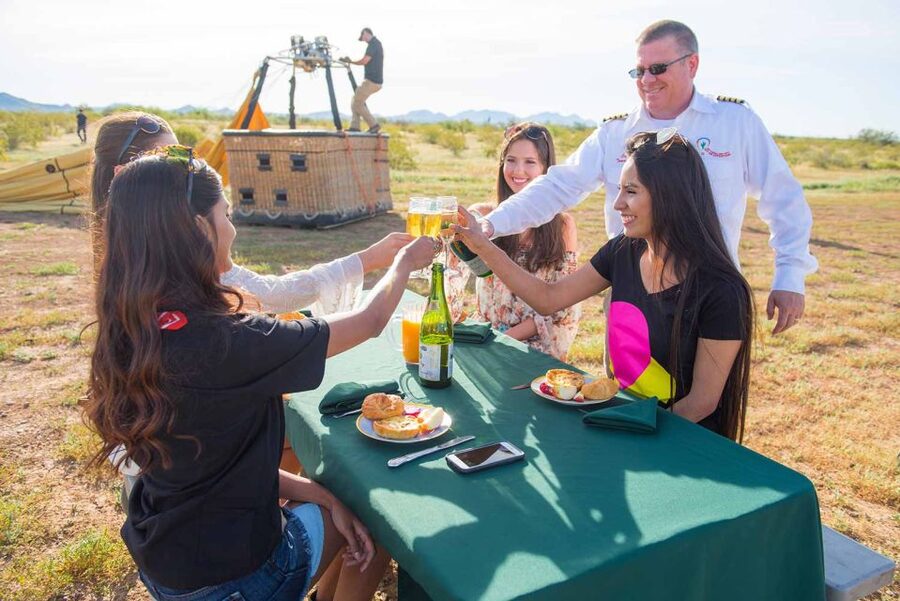 Tucson: Hot Air Balloon Ride with Champagne and Breakfast - Logistics That Affect Your Comfort: Dust, Walking, and Timing