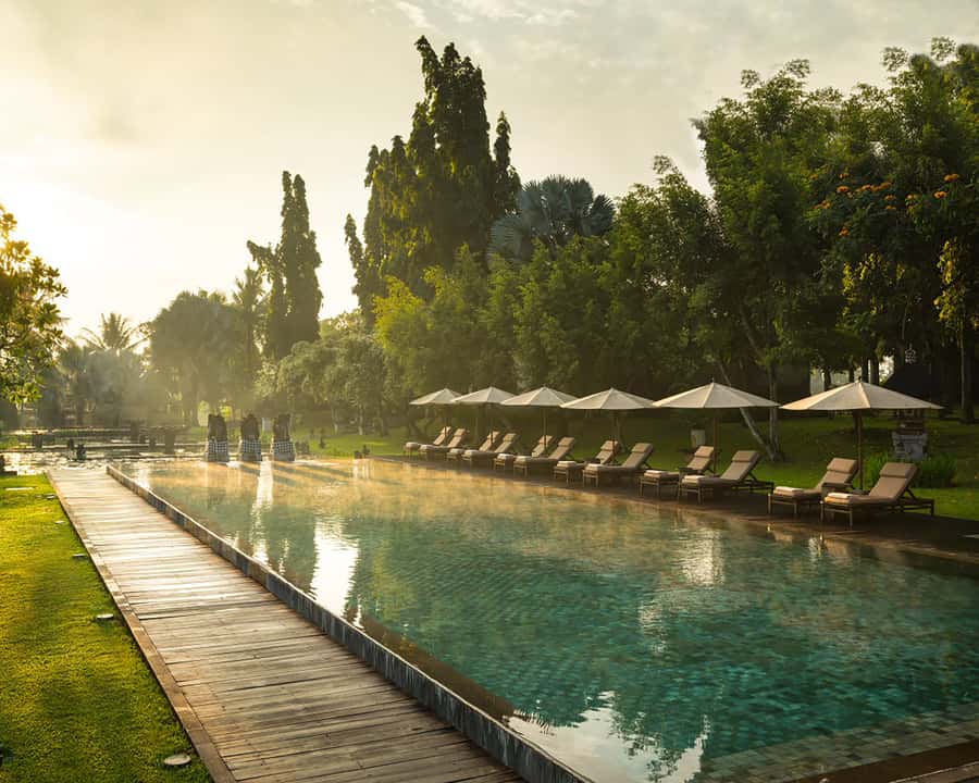 Ubud: Floating Breakfast and Hot Air Balloon Experience - Ubud Morning Magic: Balloon Views and a Pool-Deck Breakfast