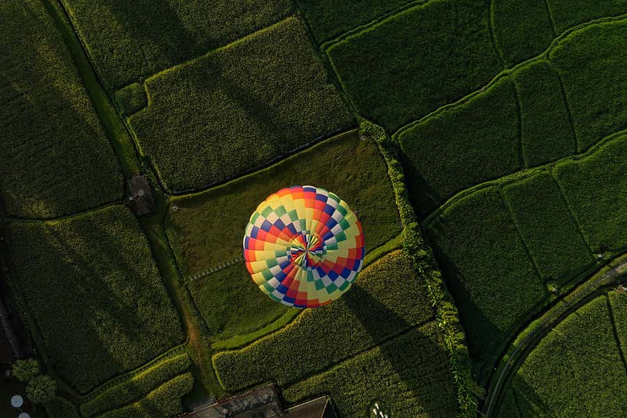 Ubud: Floating Breakfast and Hot Air Balloon Experience - 23-Metre Hot Air Balloon: What You’ll See Above Ubud