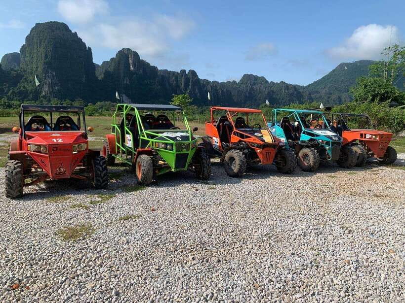 Vang Vieng: Hot Air Balloon and Go Kart Ride - The balloon experience in the Vang Vieng region: views, comfort, and what you’ll do after landing