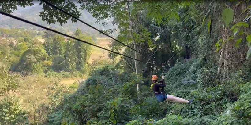 Vang Vieng: Hot Air Balloon,Kayak,Zipline,Blue lagoon1 Tour - Key highlights to know before you go