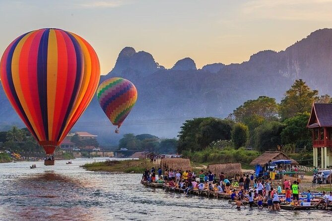 Vang Vieng Laos Hot Air Balloon Adventure Tour - Sunrise at 5:30 vs sunset at 16:30: pick your light