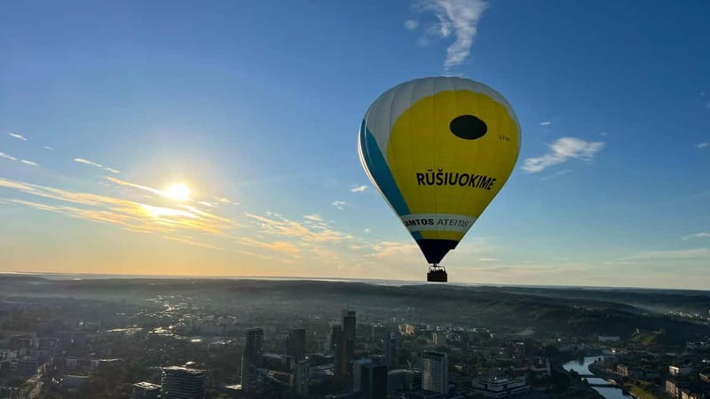 Vilnius or Trakai: Hot Air Balloon Flight - Safety and comfort: this is the part you should care about most