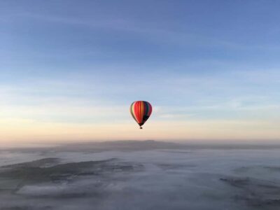 Yarra Valley : Hot Air Ballooning - From Chateau Yering Meeting Point to Launch Site: The Morning Timing