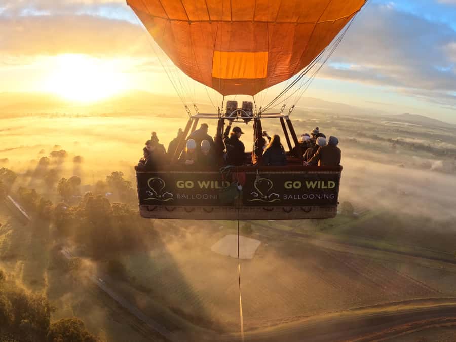 Yarra Valley : Hot Air Ballooning - The One-Hour Flight: What Changes Every Day