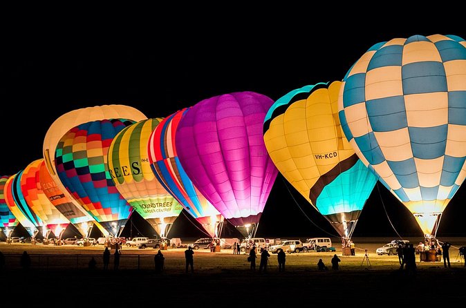 Yarra Valley sunrise balloon flight & champagne breakfast - The Flight Over Rolling Hills and Winery Views
