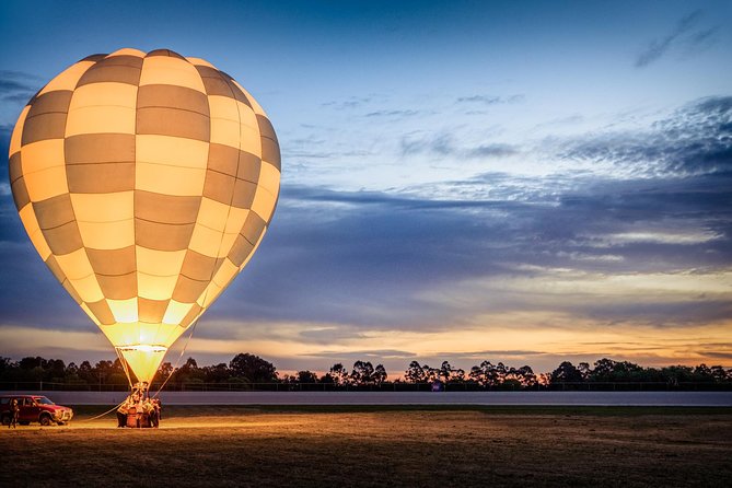 Yarra Valley sunrise balloon flight & champagne breakfast - Hotel Pick-Up, Yarra Glen Meeting Point, and Mobile Ticket Check-In